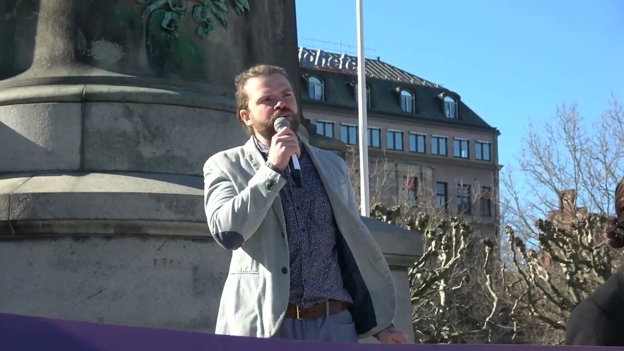 Nils Littorin på Frihetsmarschen Malmö