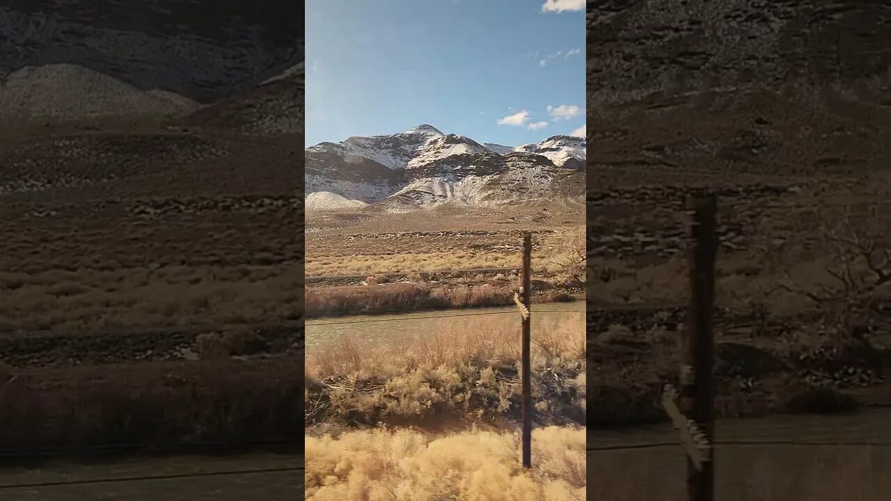 Sierra Nevada Mountains From Amtrak California Zephyr!