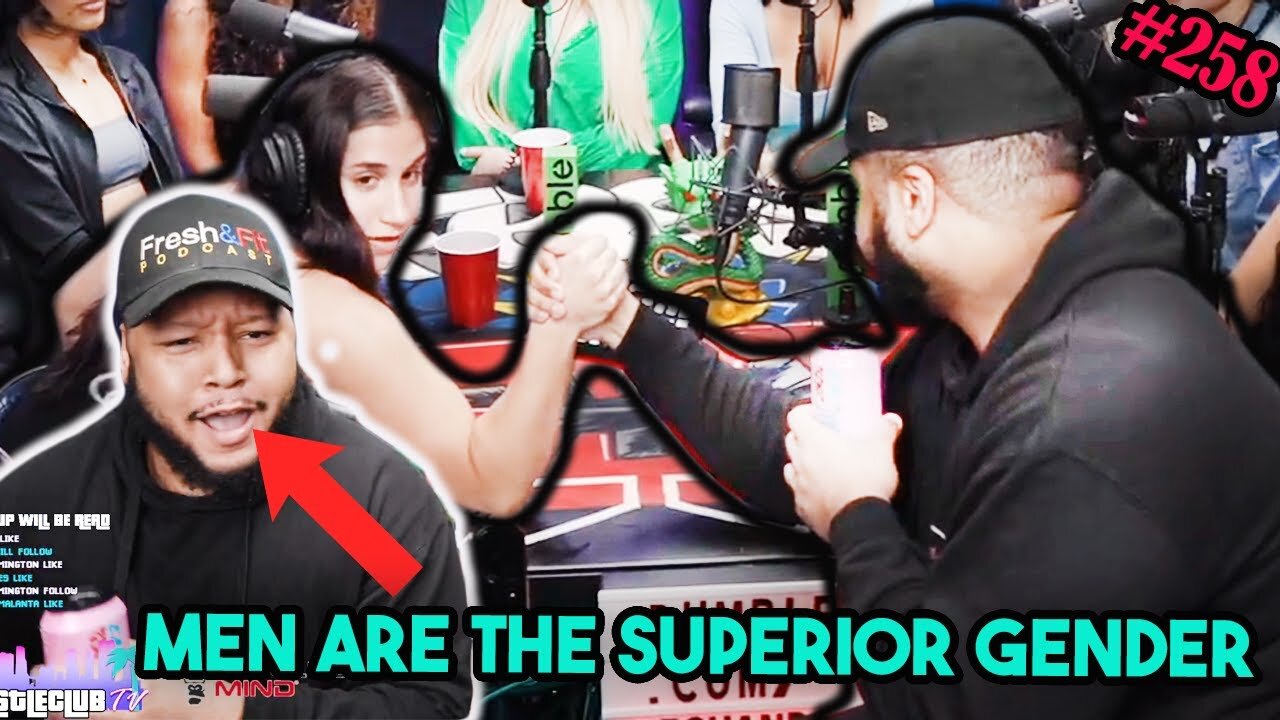 Chris ARM WRESTLED Body Builed Girl To Make The Panel Accept Male Superiority!