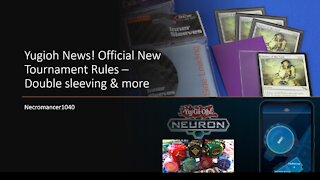 Yugioh News! Official New Tournament Rules: Double Sleeving & More - Necromancer1040