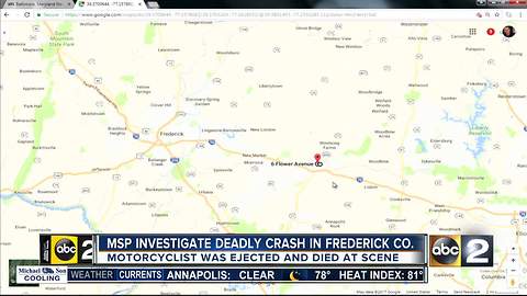 MSP Investigate deadly crash in Frederick Co.