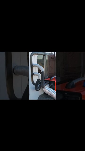Hiker trailer diesel heater setup.
