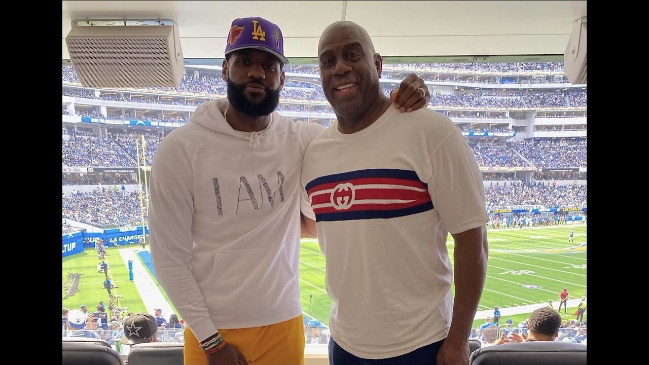 Lebron and Magic Dallas Cowboys and the Los Angeles Chargers met at SoFi Stadium