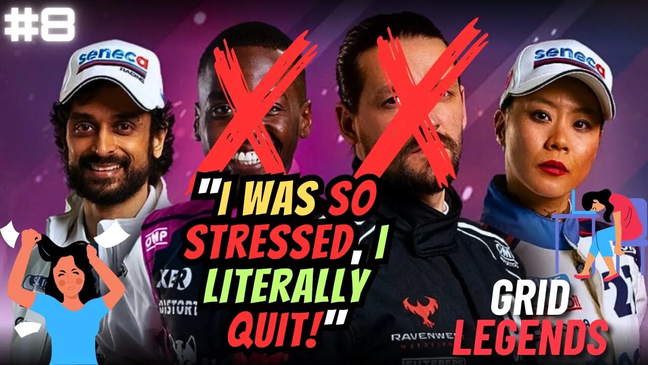 THIS RACE HAD ME STRESSIN MORE THAN MY BOSS!! #RAGEQUIT [GRID Legends] #8 #racing #gridlegends