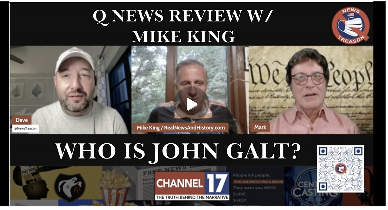 NEWS TREASON W/ Q NEWS REVIEW W/ MIKE KING. 3RD ATTEMPT. JGANON, SGANON, CLIF HIGH