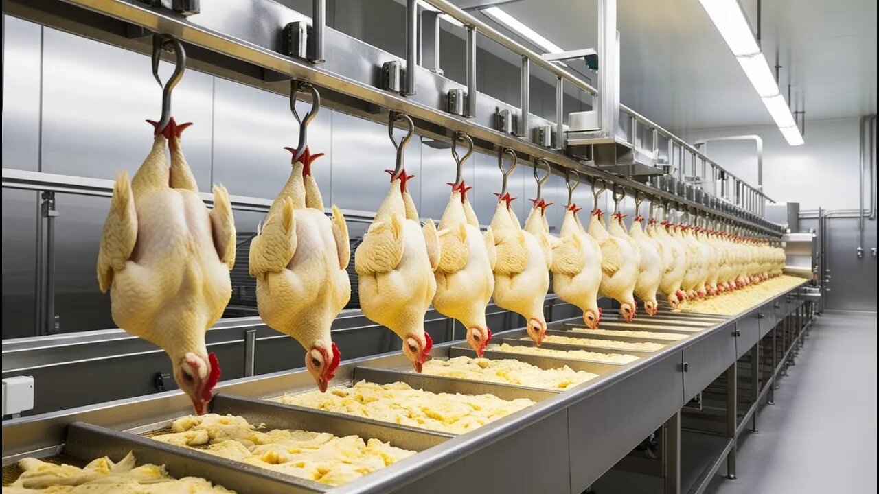 chicken hatchery technology - Raising Broiler Farm - Modern Poultry Slaughter & Processing Plant.