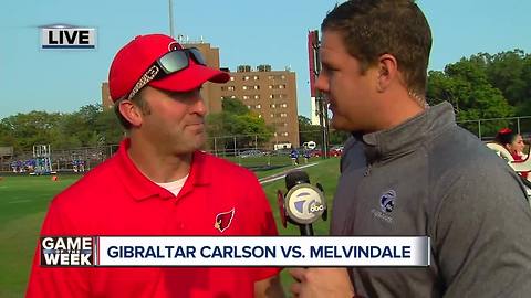 Gibraltar Carlson vs. Melvindale is our High School Game of the Week