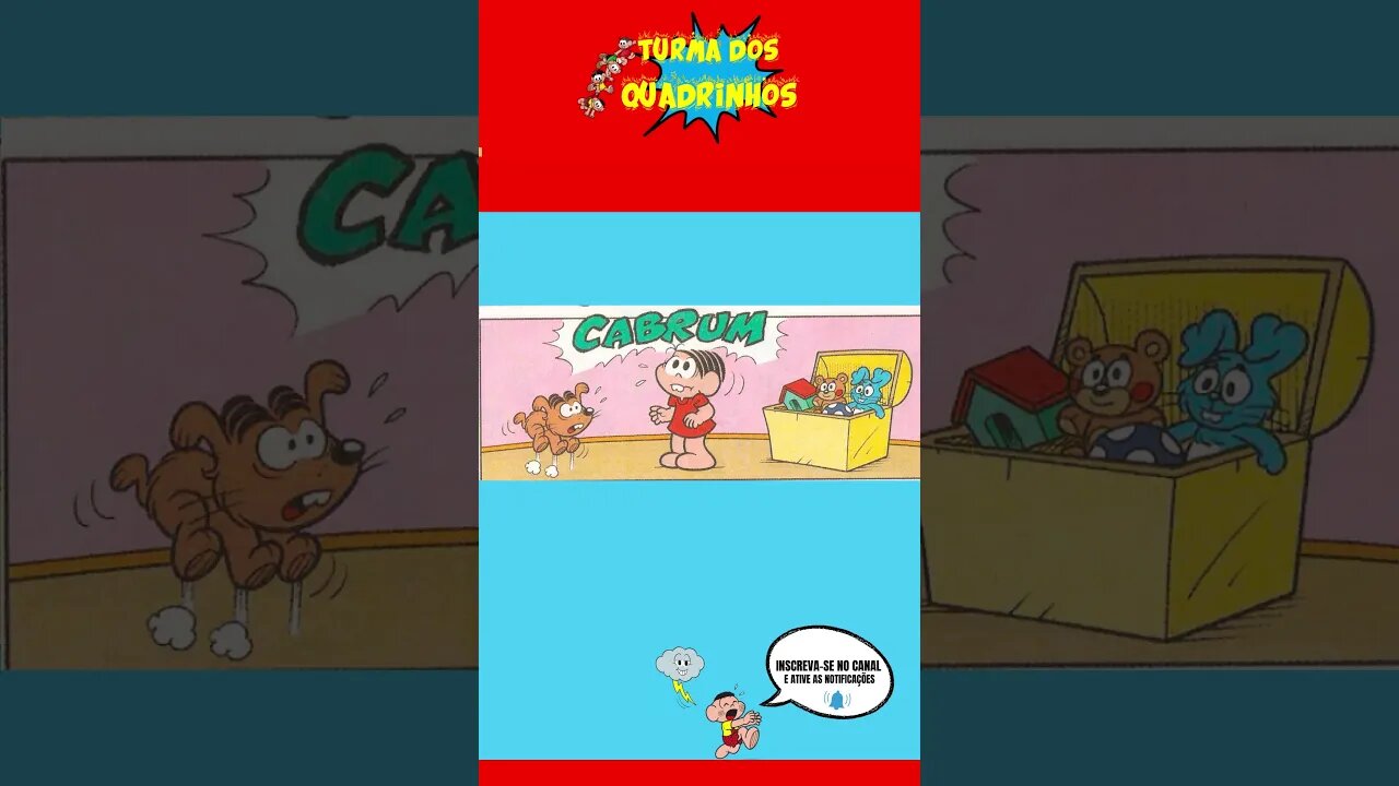 O MEDO DOS ANIMAIS -Turma da Mônica #shorts