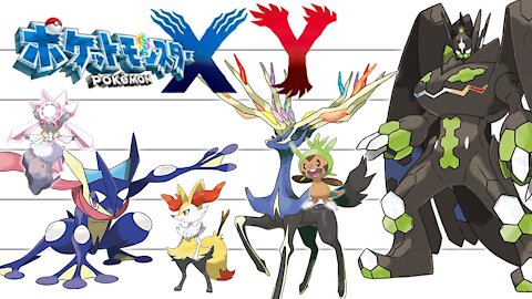 Pokemon Sixth Generation No. 650-721 | Height Comparison