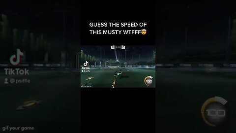 You will NEVER guess the speed of this musty🤯 #rocketleague #shorts