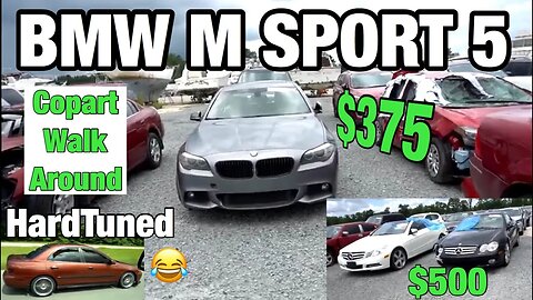 BMW M Sport 5 Series F10 Cheap, SL550, RV’s, Boats, Copart Walk Around