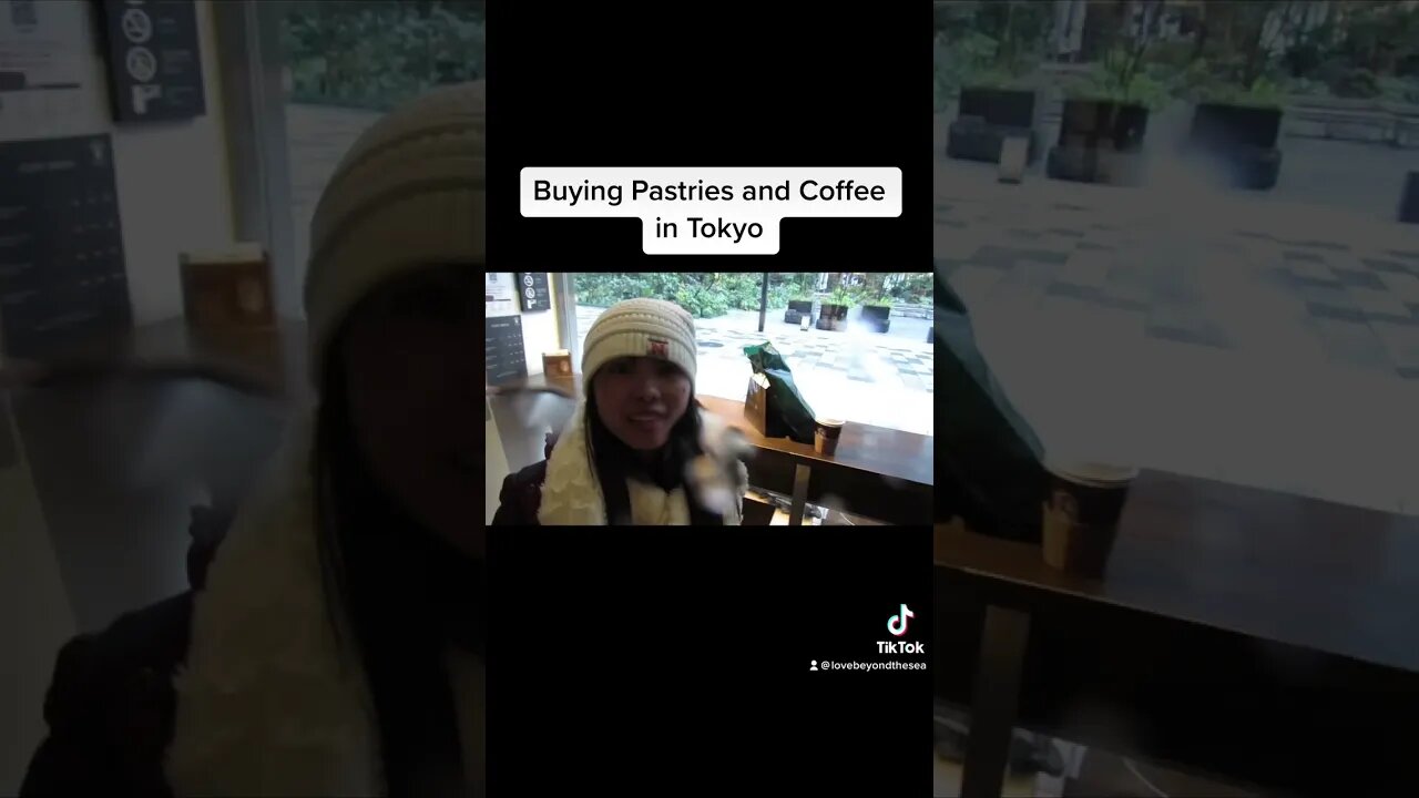 Buying Pastries and Coffee in Tokyo-Fil-Am Vacation 2020