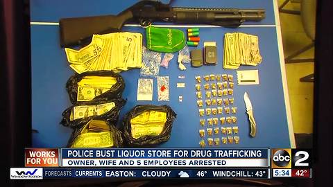 Business owner, wife arrested after officers raid liquor store for drug trafficking