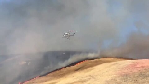 KCSF battle Farm fire east of Bakersfield