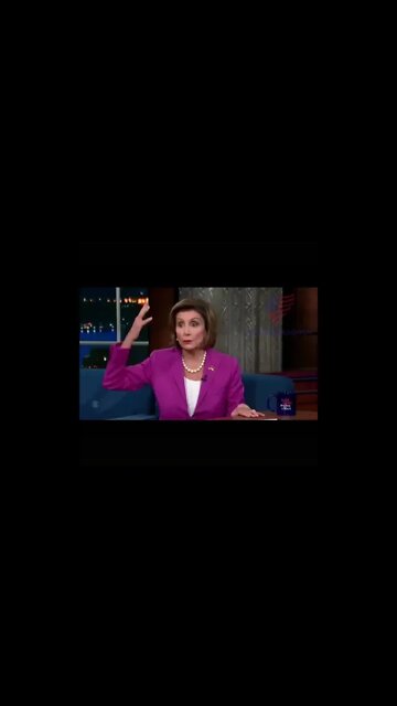 #stephencolbert questions #nancypelosi on #certainty of #election