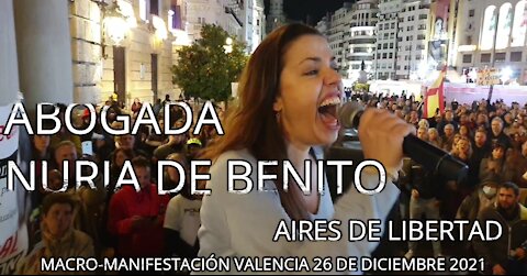 BRUTAL MANIFIESTO DE LA ABOGADA NURIA DE BENITO