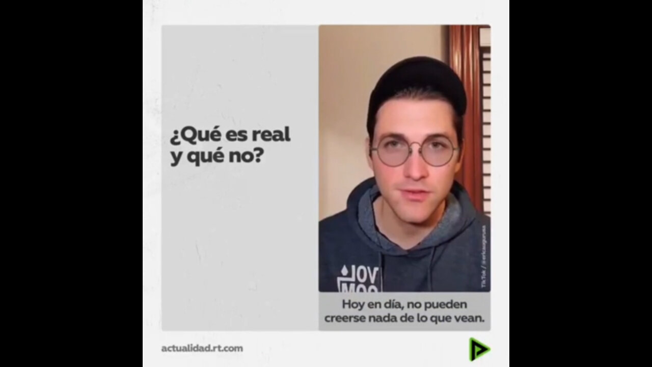 Don not believe waht you see. ( No creas lo que vez.)