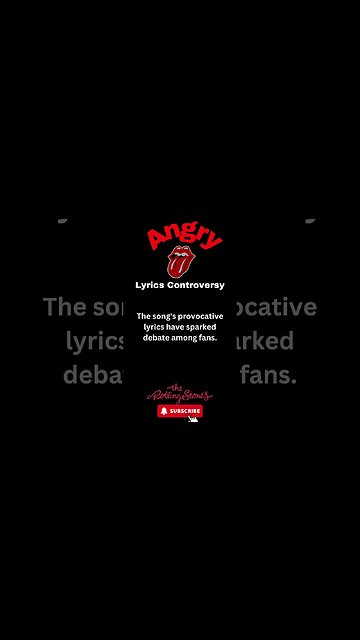 The Rolling Stones' Shocking Lyrics Controversy #shorts #rollingstones #rocknroll