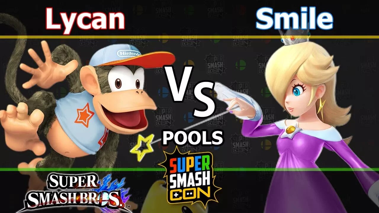 YG|Lycan (Diddy) vs. Smile (Rosalina) - Wii U Singles Pools - SSC2017