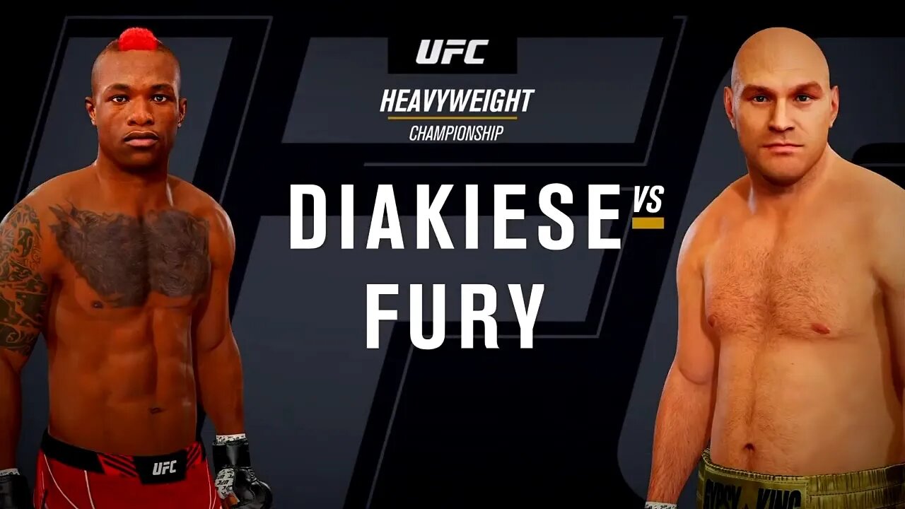 EA Sports UFC 4 Gameplay Tyson Fury vs Marc Diakiese