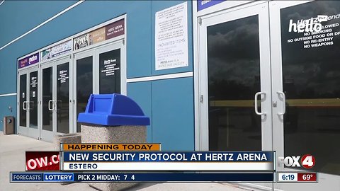 Hertz Arena Implementing New Security Measures in 2019