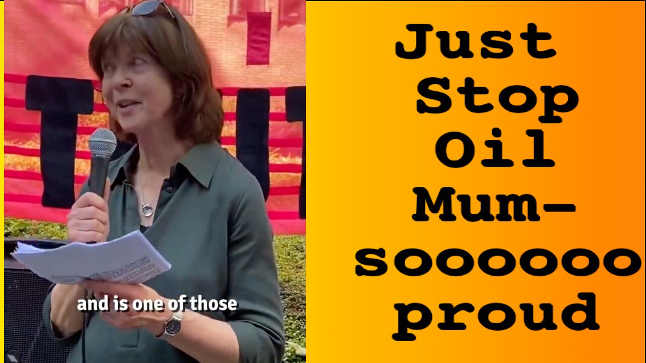 Just Stop Oil Jailed Girl Praised by Smug Mum