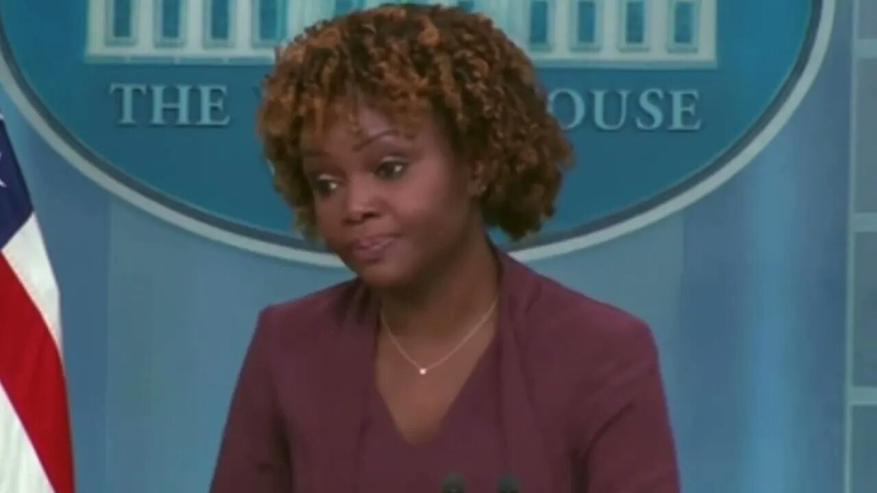 Karine won’t answer BIG OIL question 🤷♂️