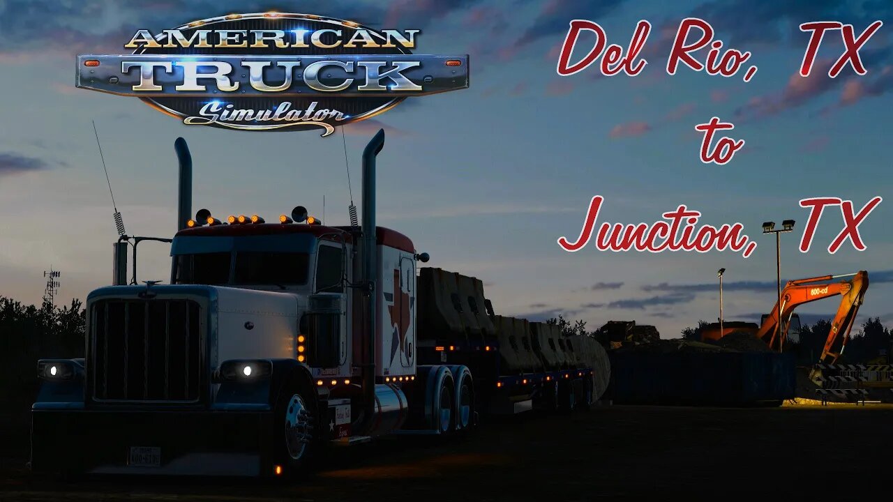 ATS 1.47 - Pizzster Modding's Wade Step Deck and 389 - Serial Black's DD60