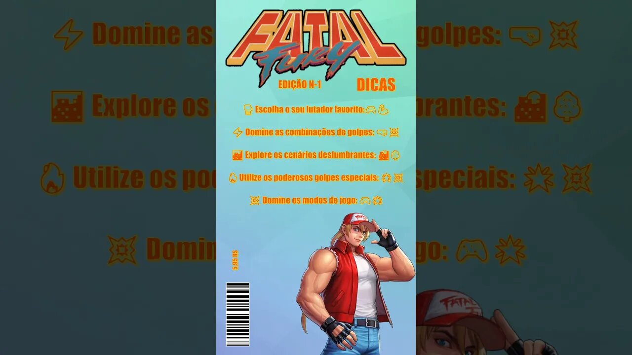 🌟 Guia Fatal Fury Arcade: Dicas com Ícones para a Vitória Suprema! 🥊🎮💥 #shorts_