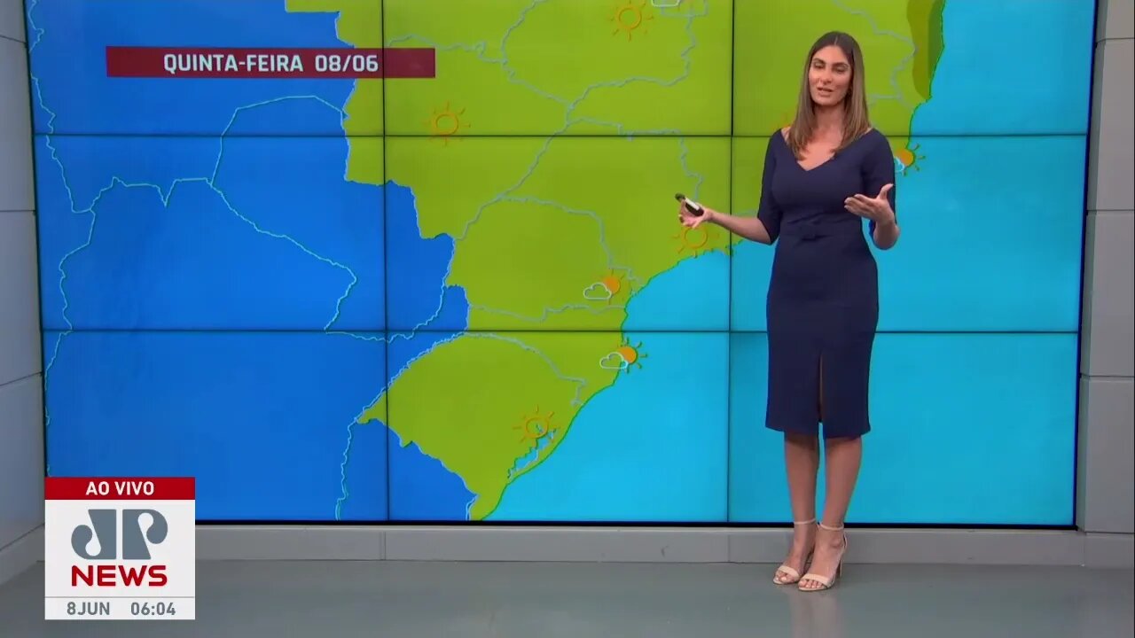 Feriado sem chuva no centro-sul do Brasil