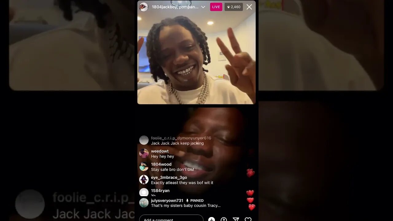 Jackboy Entertaining Instagram Live Featuring Girls & 1090 Jake (23/03/23)