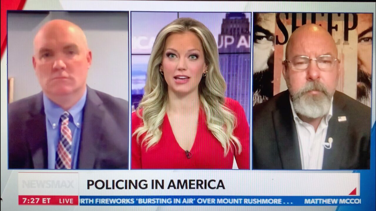 Lalor on Newsmax: Hard Left Police Reform is Tying the Hands of Police Officers