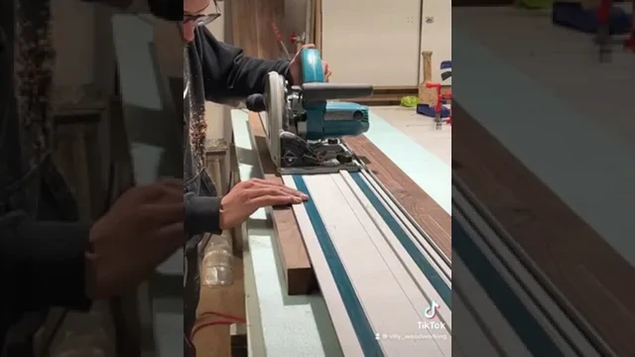 Track saw for the walnut #shorts #woodworking #shortvideo #subscribe #reels #trending #walnut
