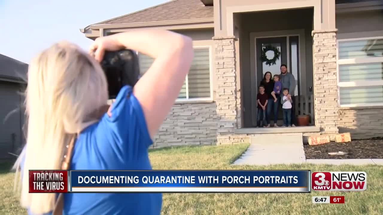 Documenting quarantine with porch portraits