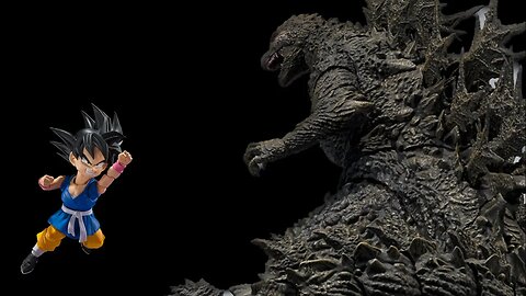 S.H.Figuarts Dragon Ball GT - Son Goku - & S.H.MonsterArts Gojira Minus One - Gojira -