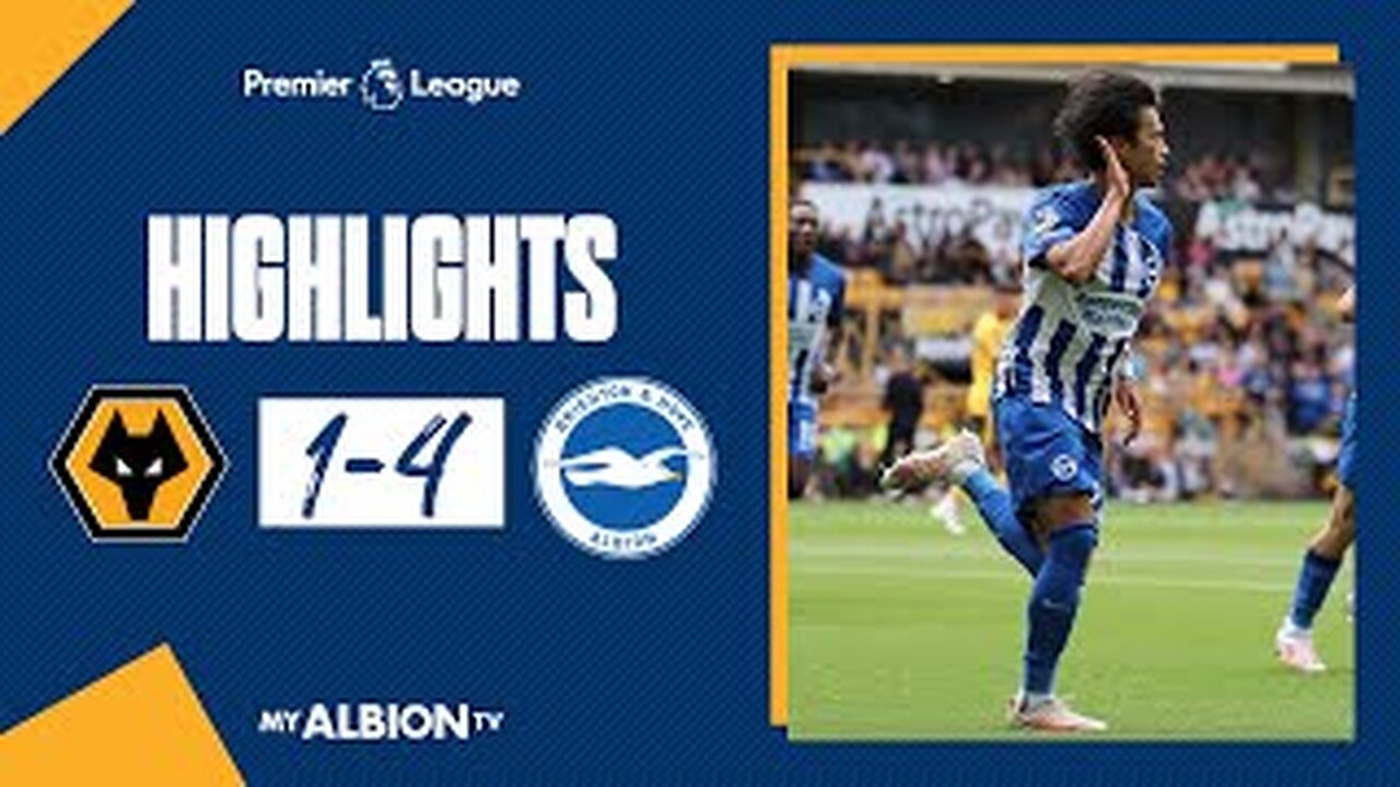 PL Highlights: Wolves 1 Brighton 4