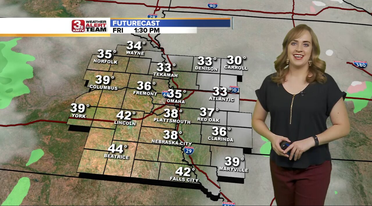 Audra's Afternoon Forecast