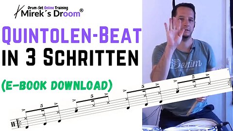 Quintolen Beat lernen in nur 3 Schritten.@mireksdroom Quintuplet-Beat in 3.Steps