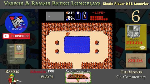 The Legend of Zelda | NES | Full Retro Playthrough and Longplay | Episode #6
