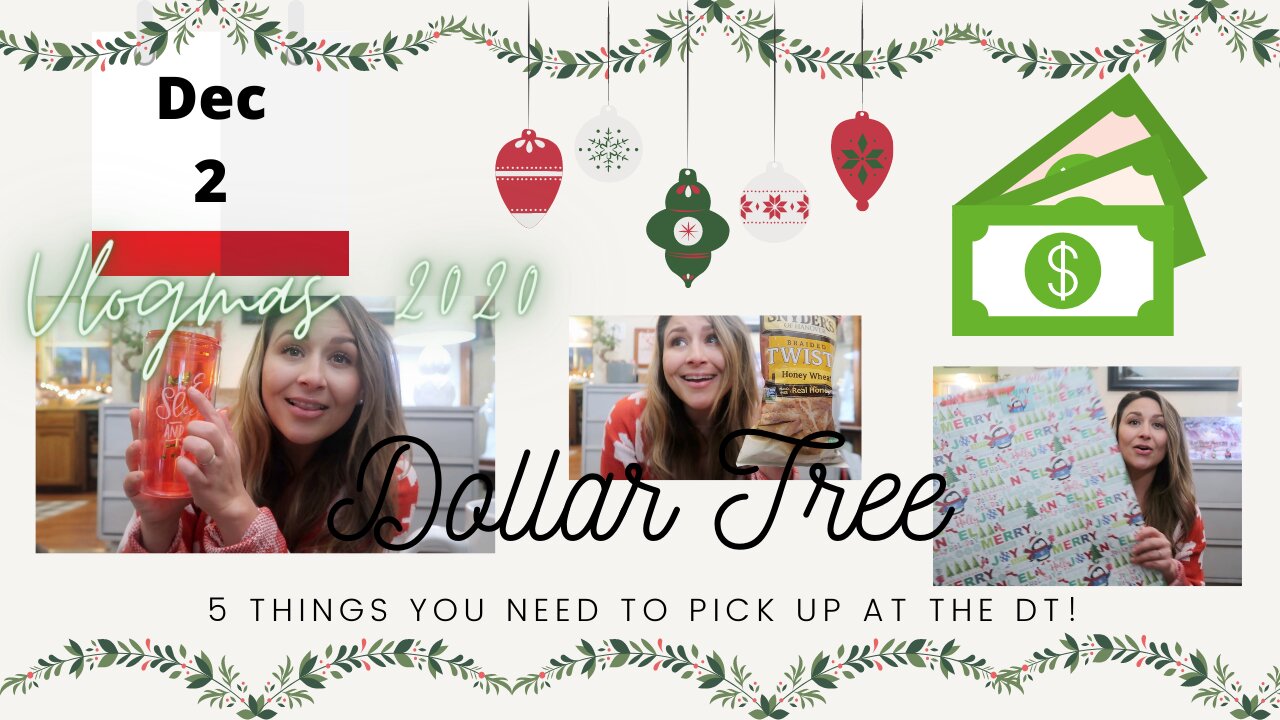 5 things you need from the Dollar Tree | Vlogmas Day 2