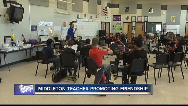 Music teacher raising money for ‘Buddy Benches’