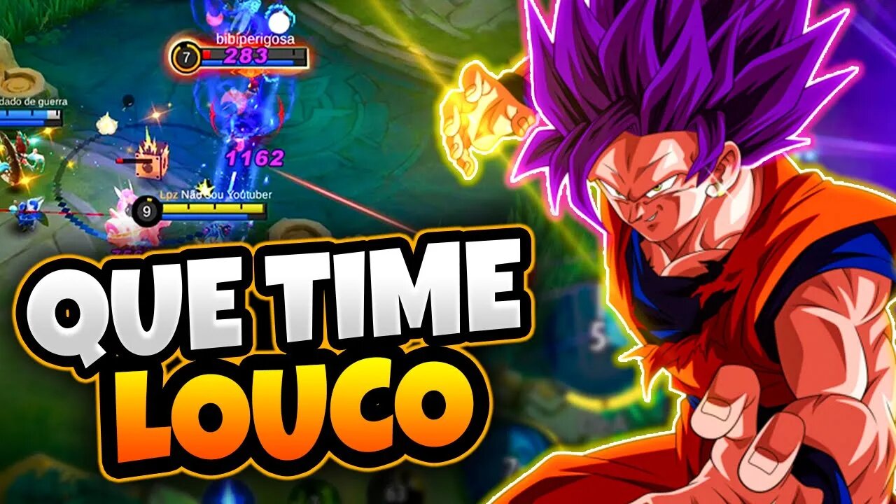 POR ISSO O MÍTICO É O NOVO ÉPICO! TIVE QUE JOGAR COM O GOKU DOS MAGOS | MOBILE LEGENDS