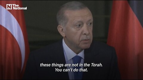 Erdogan in Germany: 'Killing children is not in the Torah'