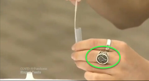 COVID rapid test and freemasonry symbology together... what are the odds?