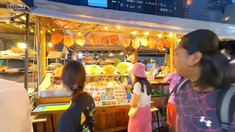 【🇹🇭 4K】The Best Night Market in Bangkok Thailand 2022 Jodd Fairs Pha Ram 9