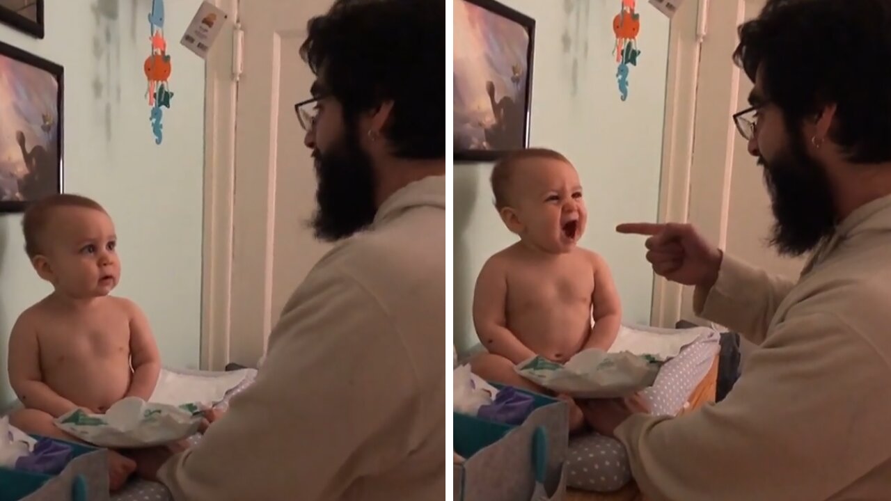 Baby Adorably Sings 'Old Macdonald' With Her Dad