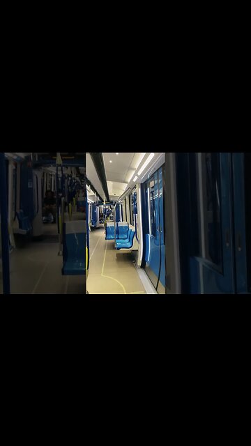 Glimpse inside Montréal metro #viralvideo #train #montreal #travel #station