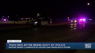 Teen shot by Chandler police has died