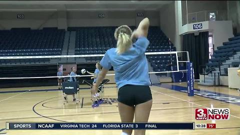 Volleyball match a showcase for Nebraska volleyball