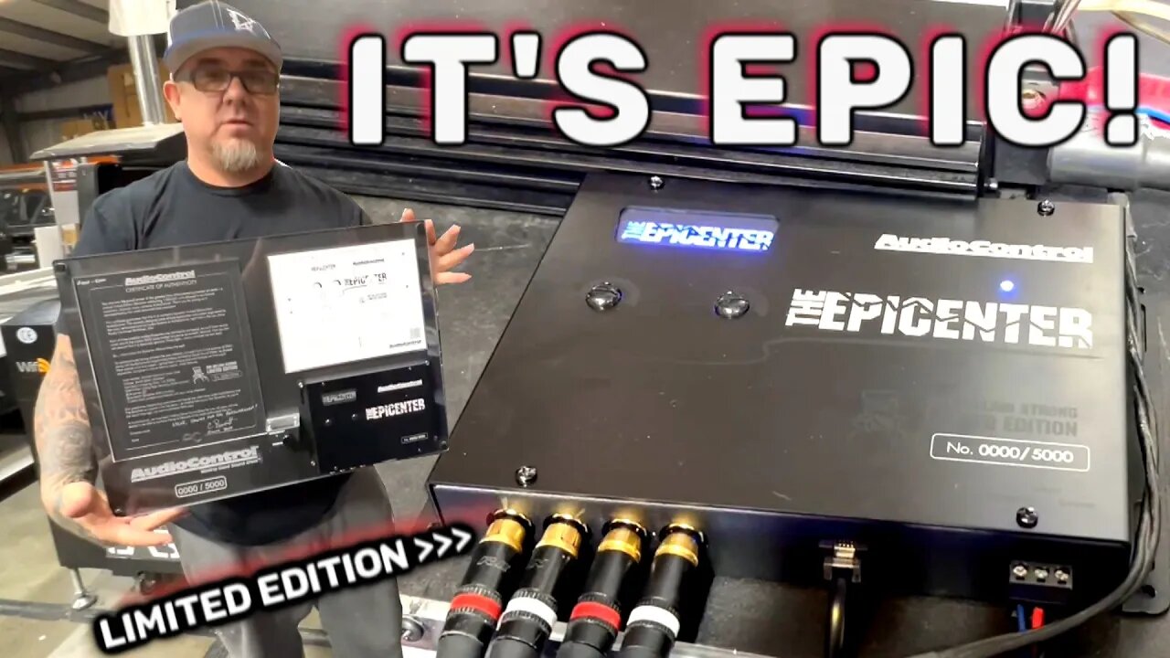 Unboxing The World Famous Epicenter "limited edition" bass restoration processor - I framed it!